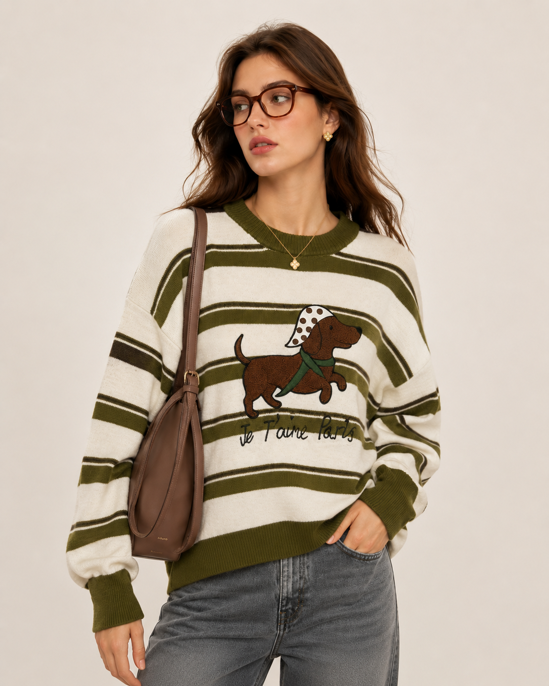 Oversized Striped Sweater