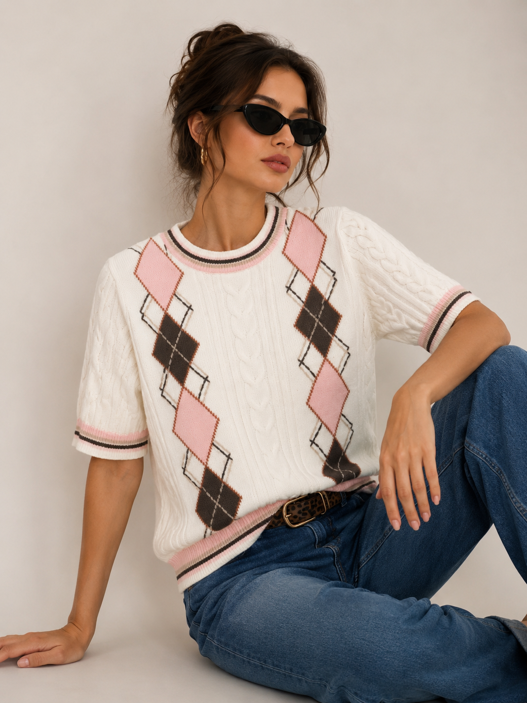 Regular Argyle Sweater