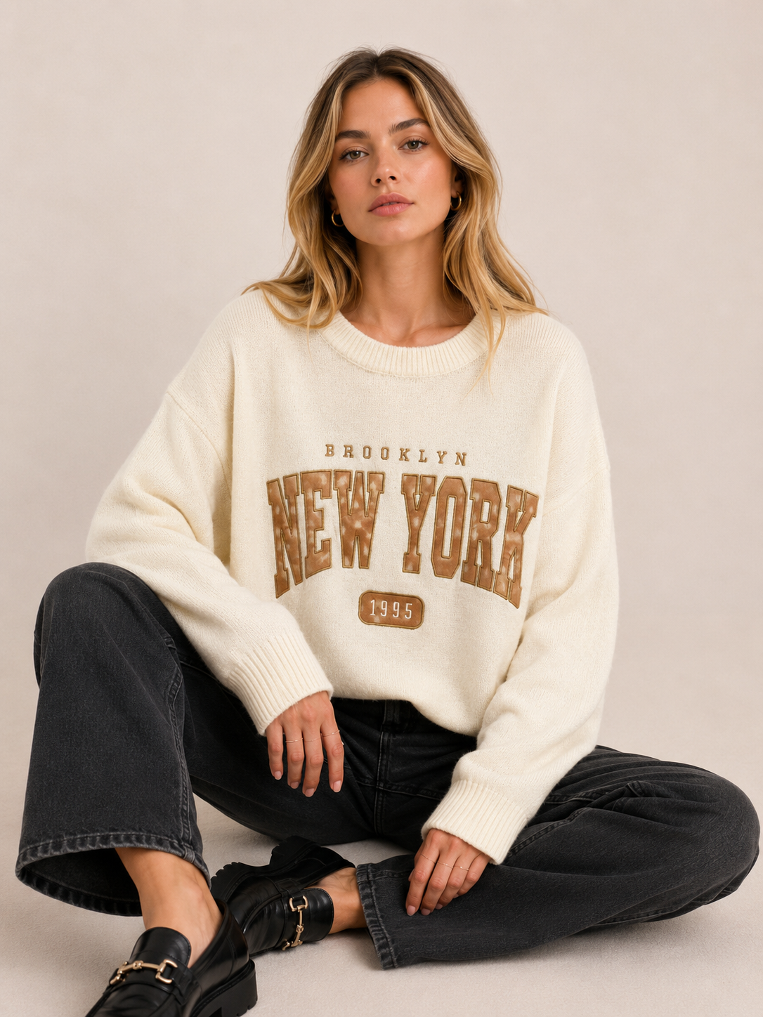 Oversized Crewneck Sweater