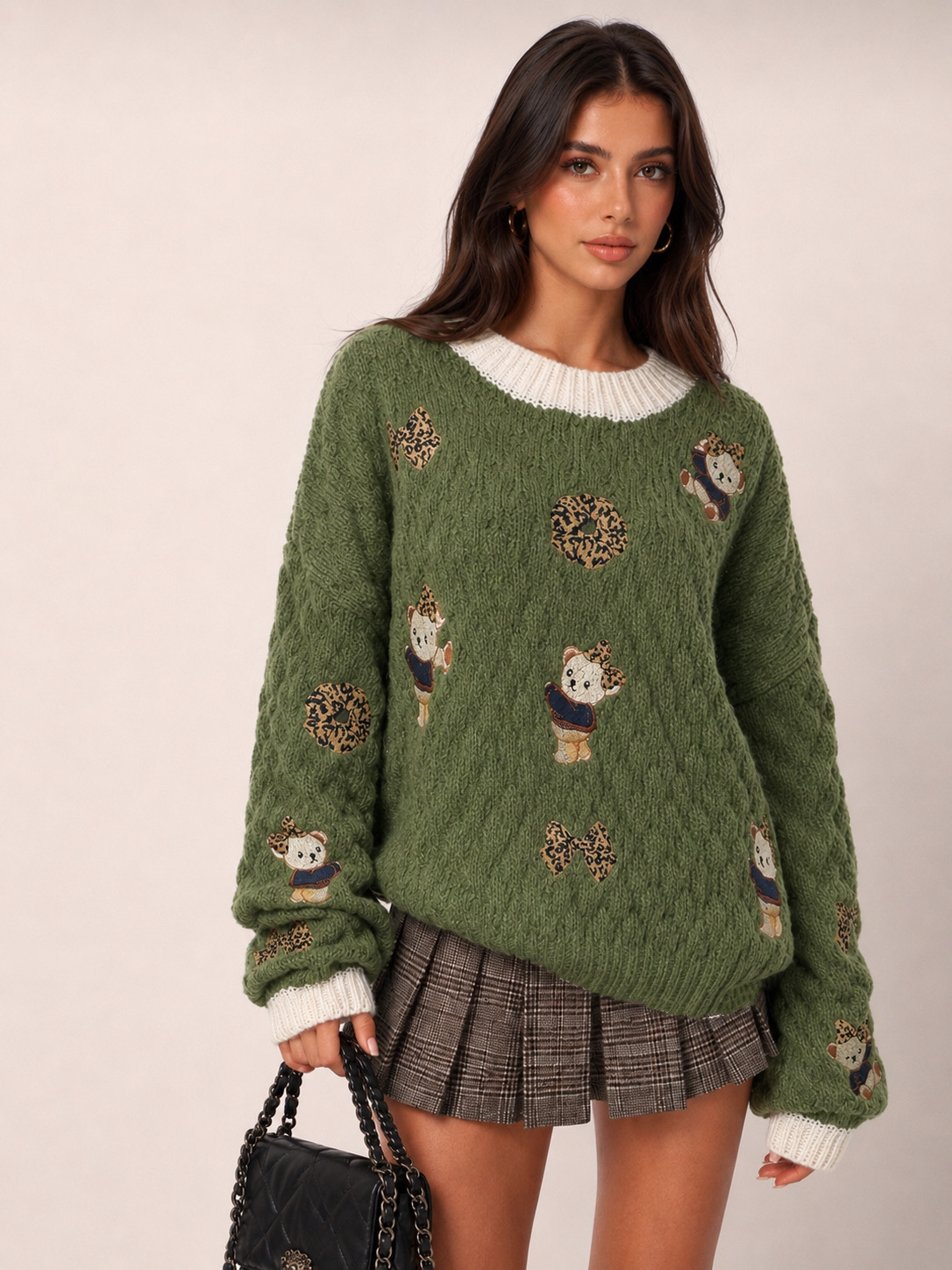 Relaxed Printed Sweater