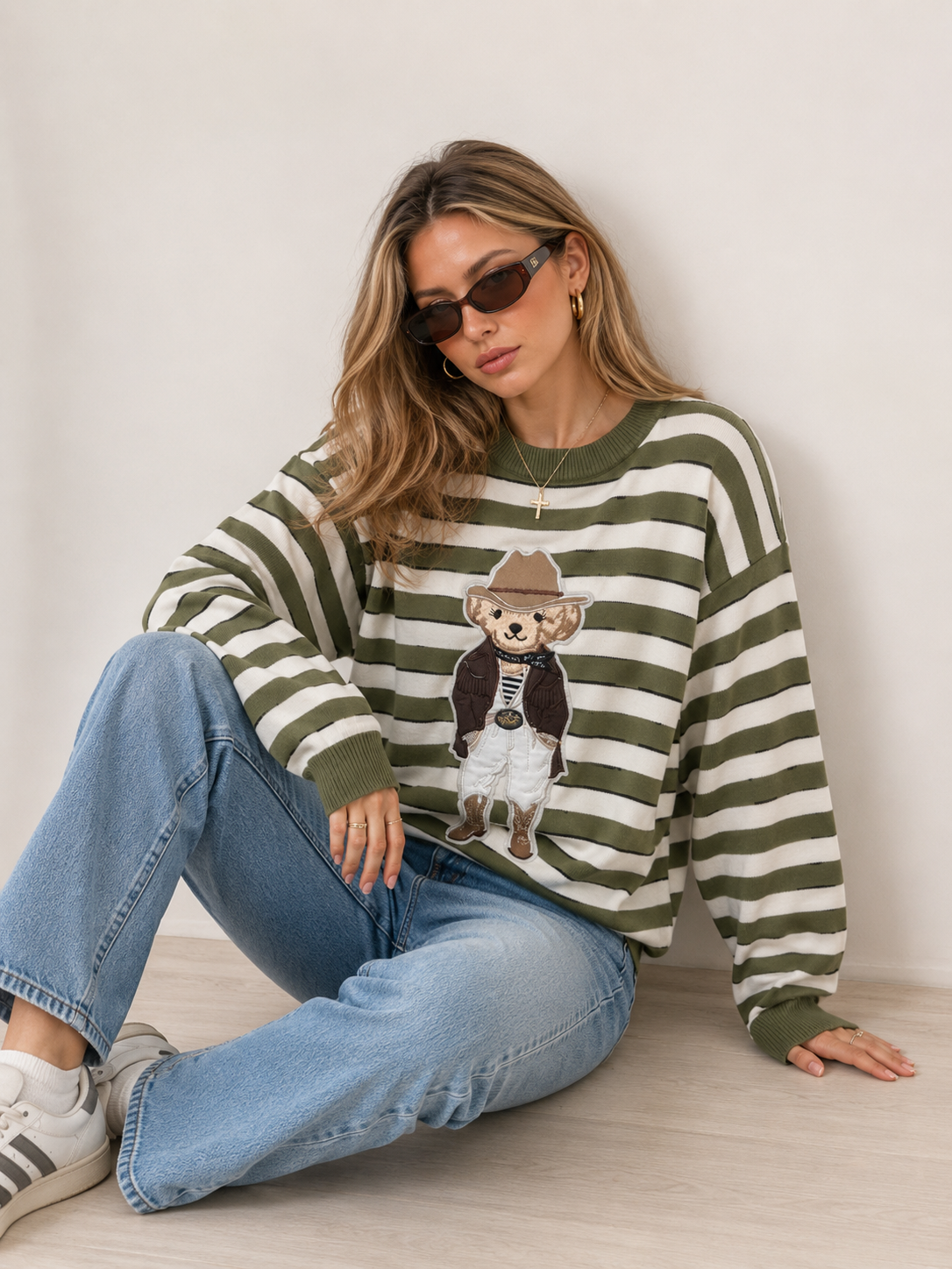 Oversized Striped Sweater