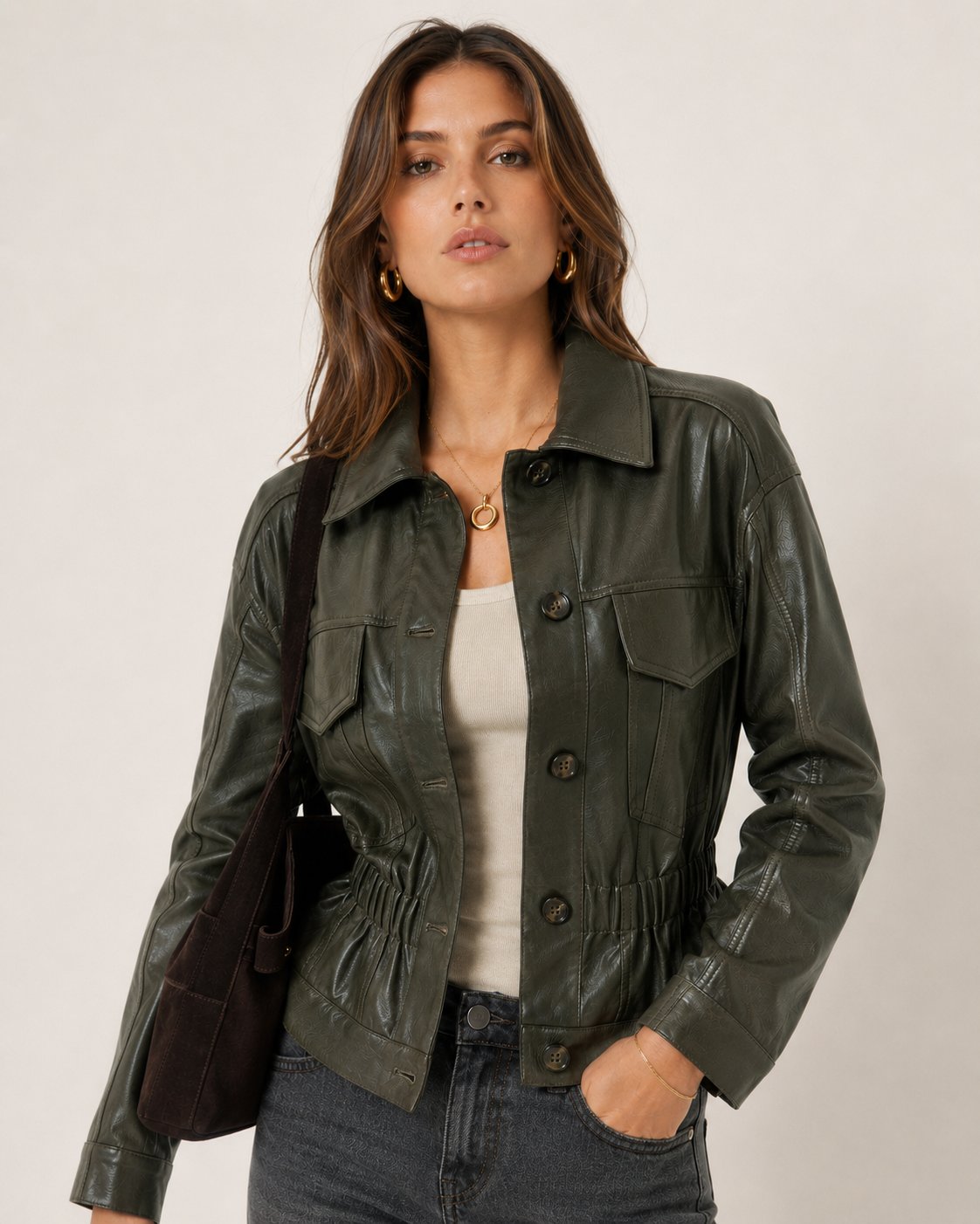 Tailored Hip-Length Jacket