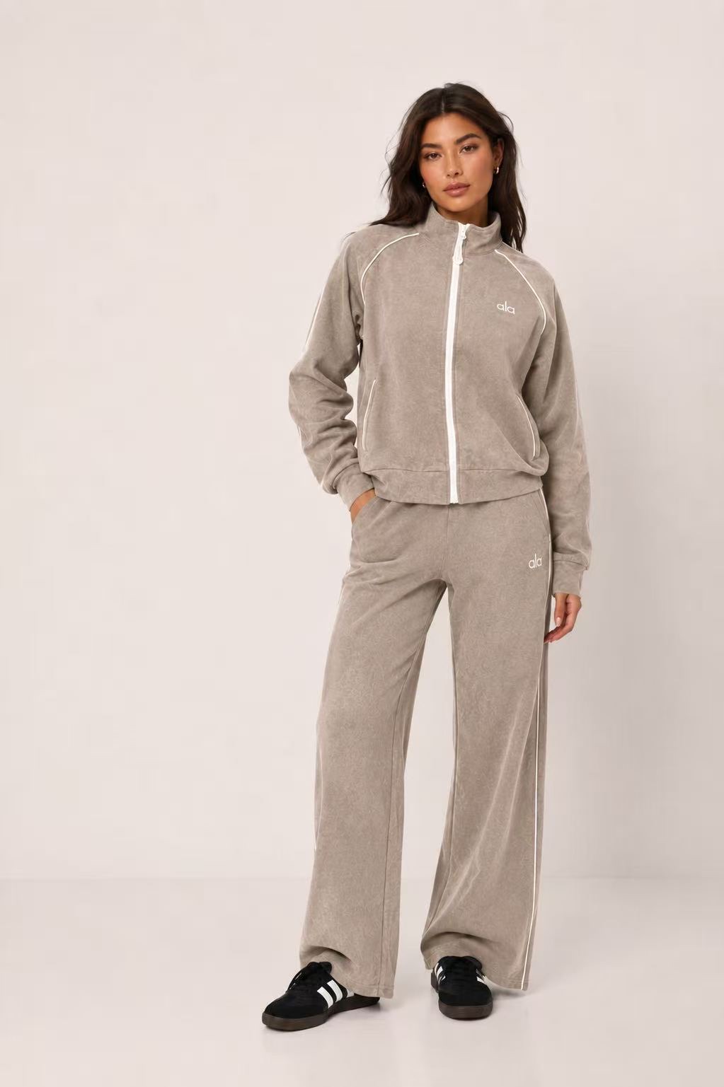 Velour Tracksuit Set