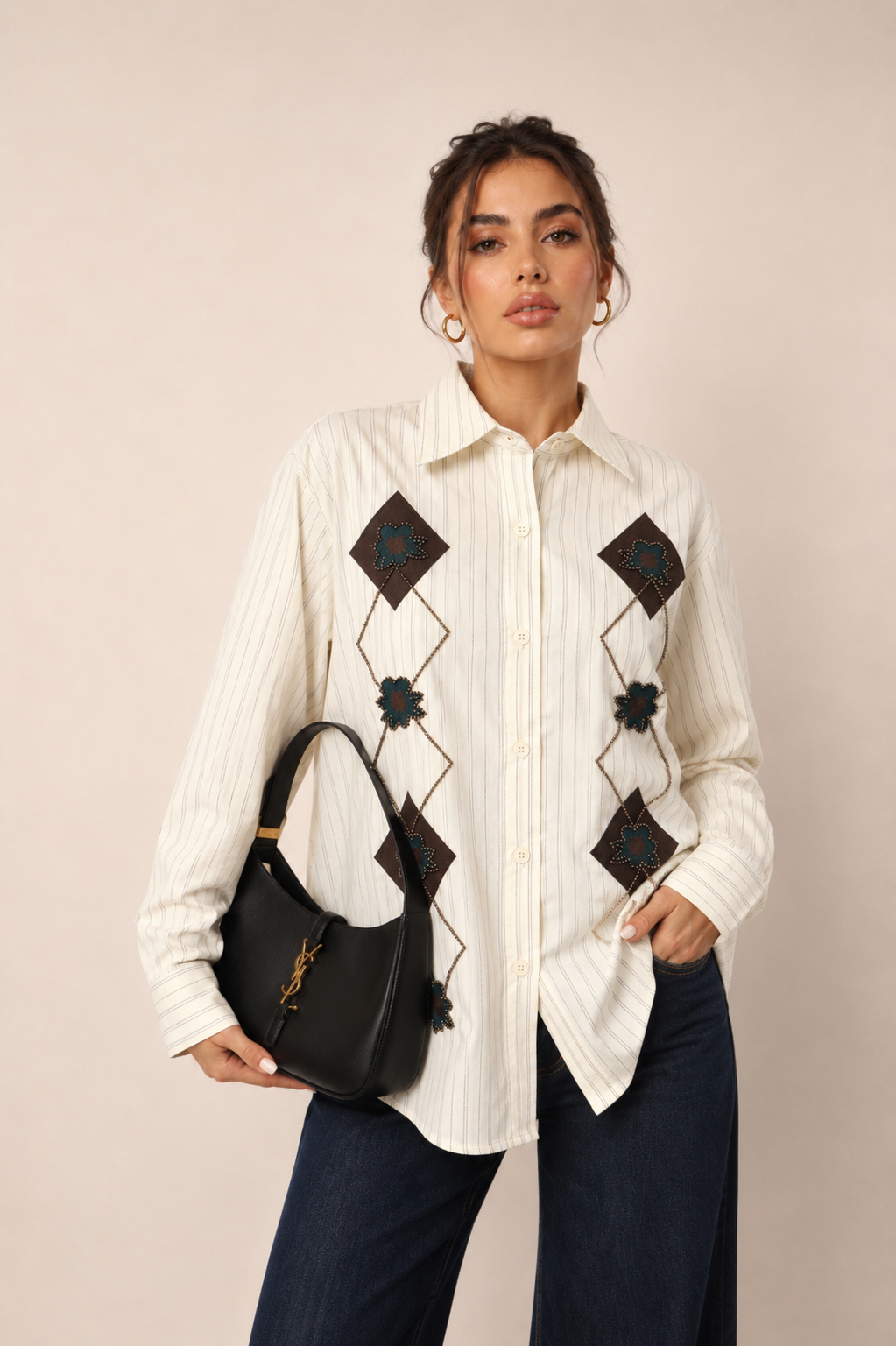 Relaxed Hip-Length Shirt
