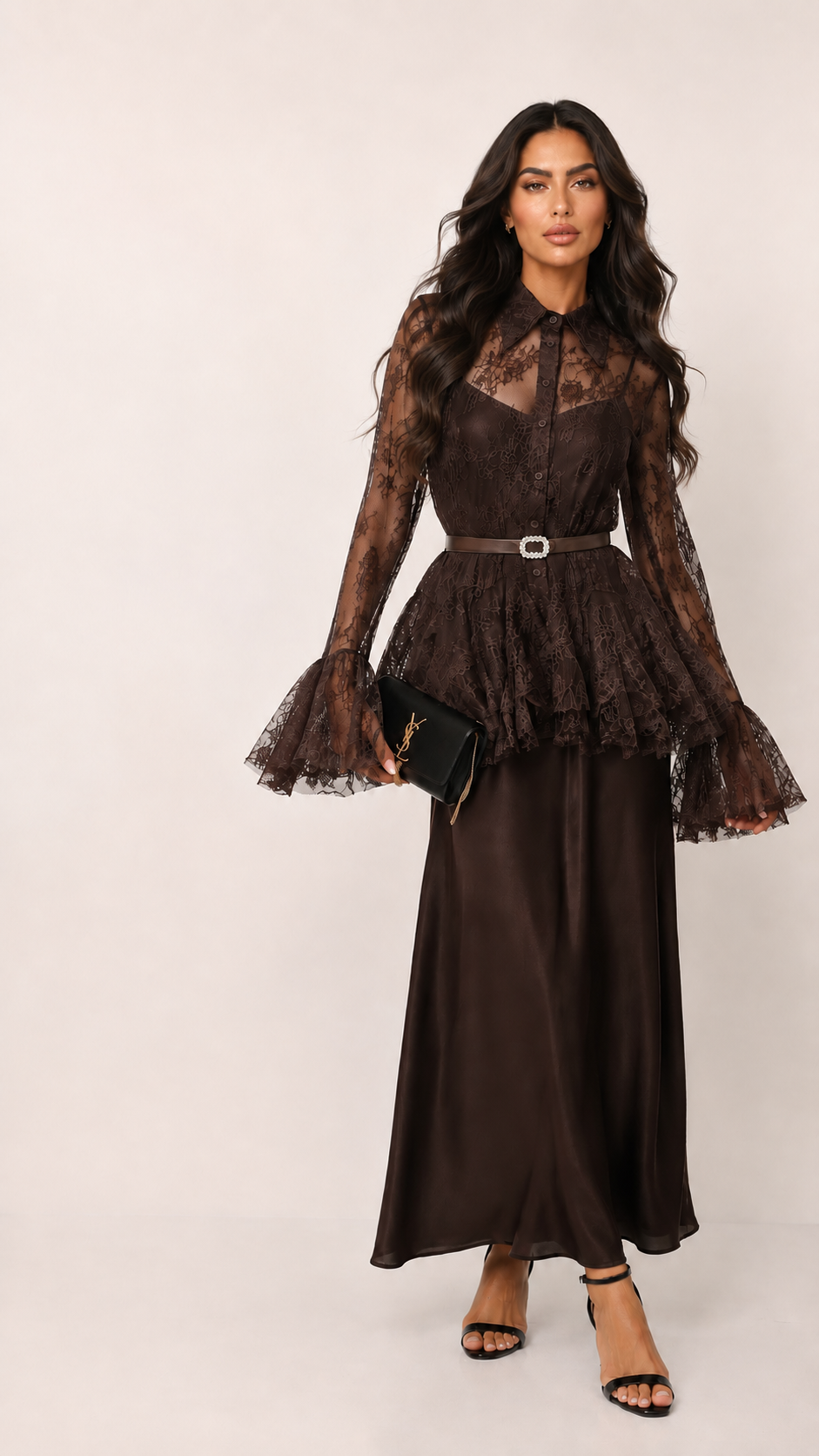 Lace A-line Set