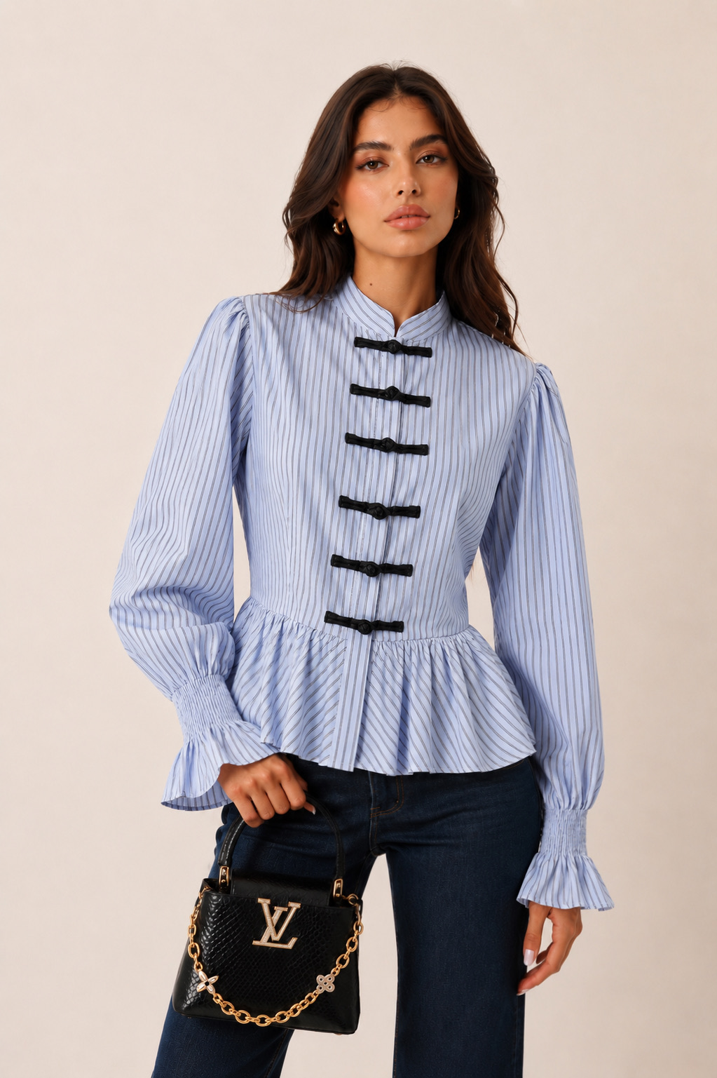 Fitted Peplum Shirt