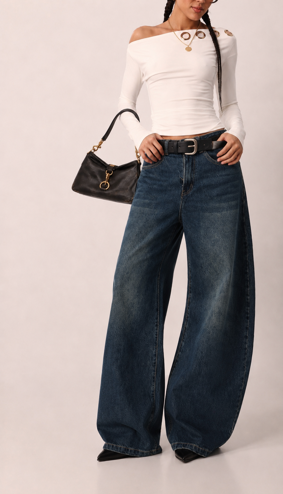 Wide-Leg Jeans