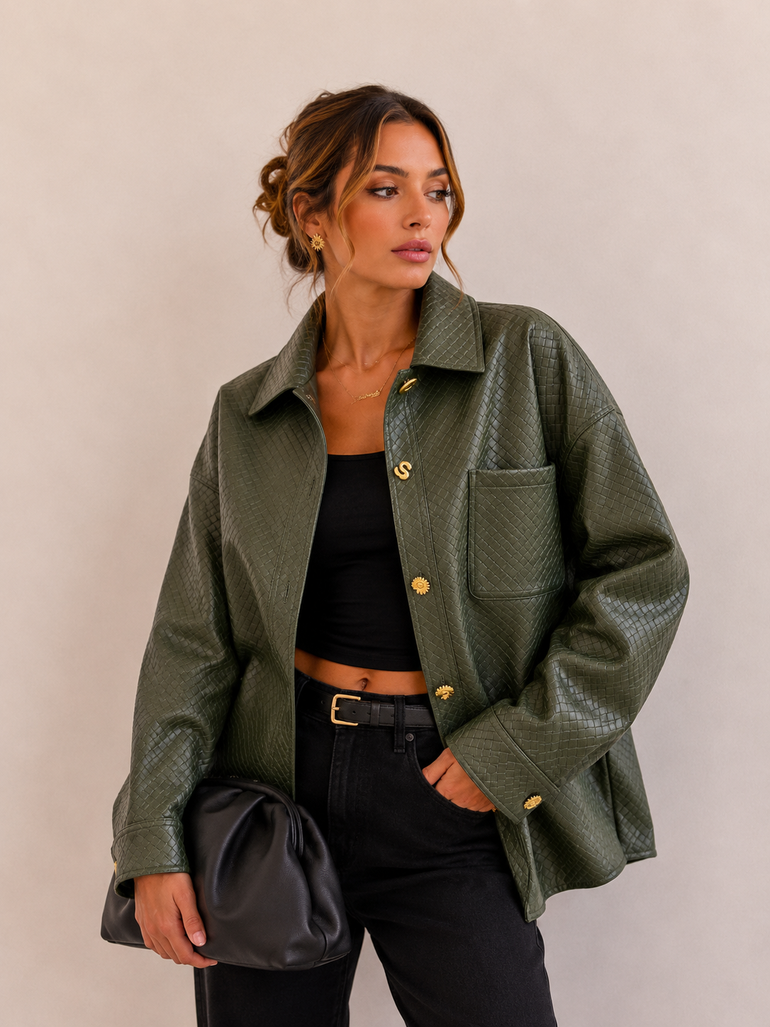 Oversized Shirt Jacket