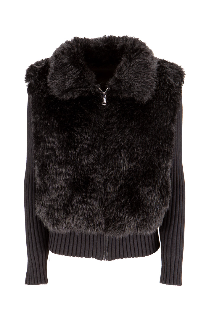 Cropped Collar Jacket