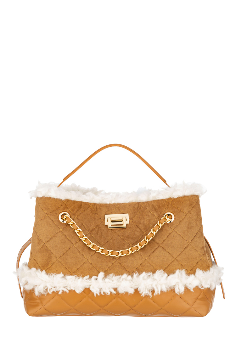 Quilted Button Bag