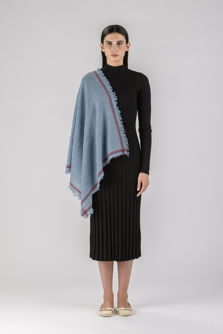 Fringed Wool Scarf