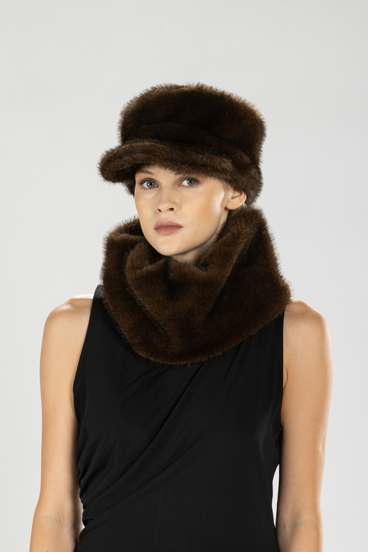 Glamour Faux-Fur Snood