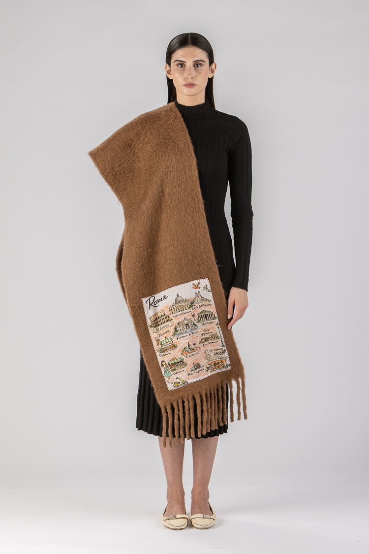 Fluffy Fringe Scarf