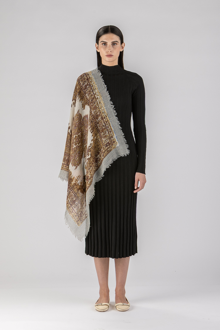 Square Fringe Scarf