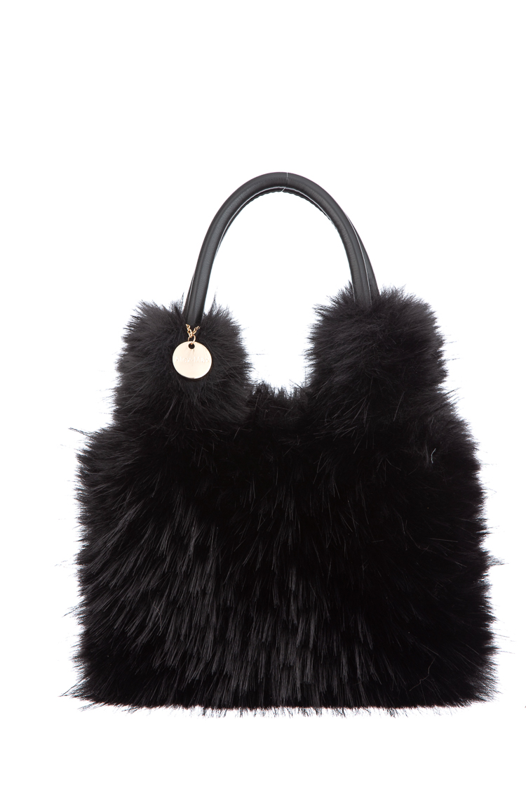 Faux-Fur Shopper Bag
