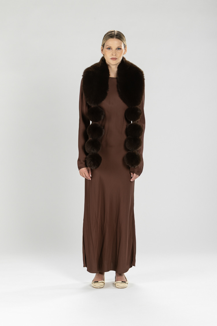 Faux-Fur Pocket Scarf