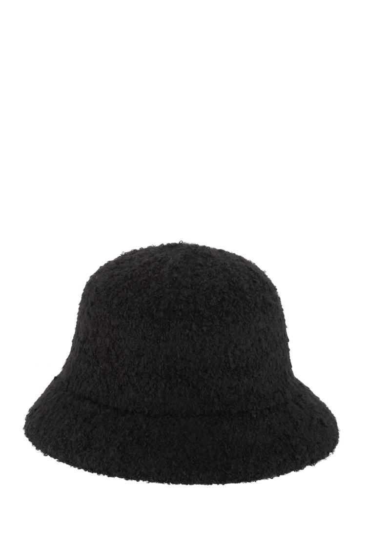 Bucket Hat with Faux Fur