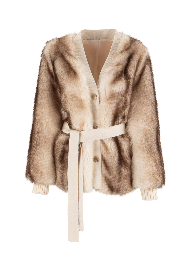 Plush Belted Jacket