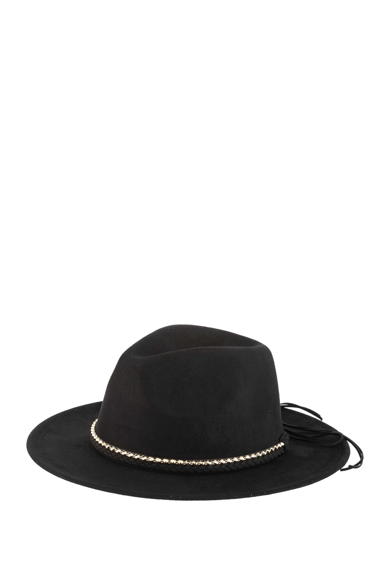 Fedora Hat with Chain