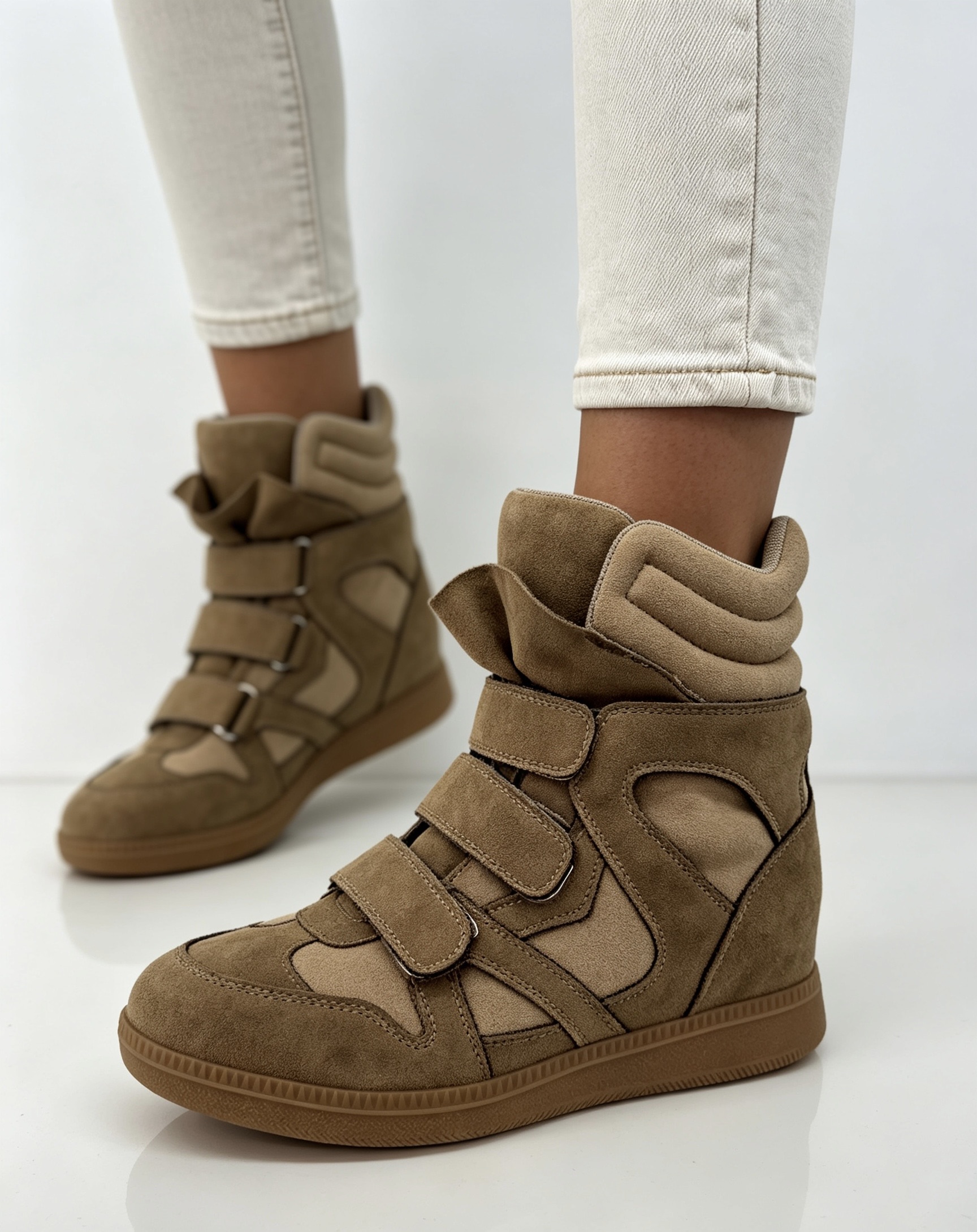 Hidden Wedge Sneaker Boots
