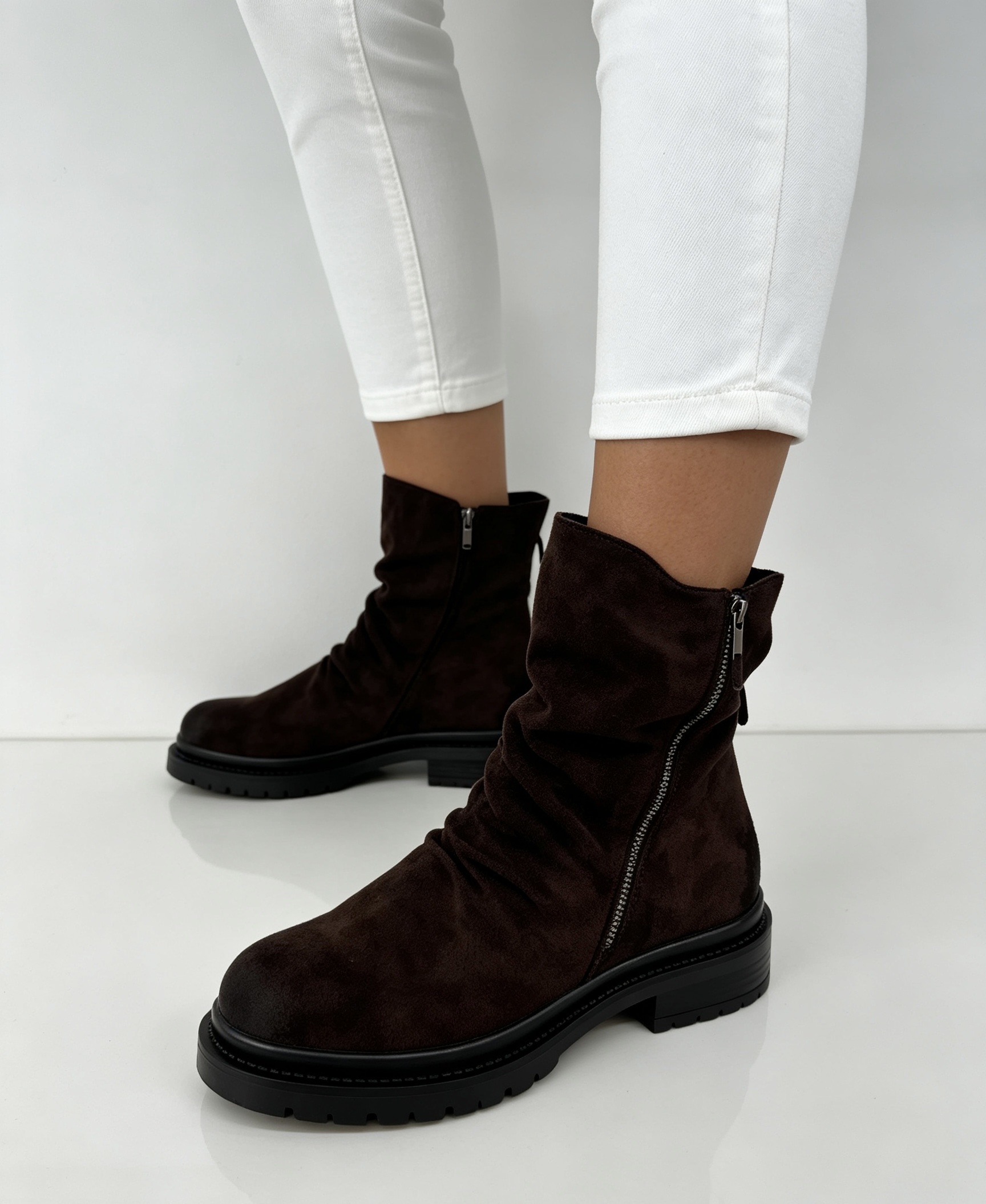 Chunky Tread Ankle Boots