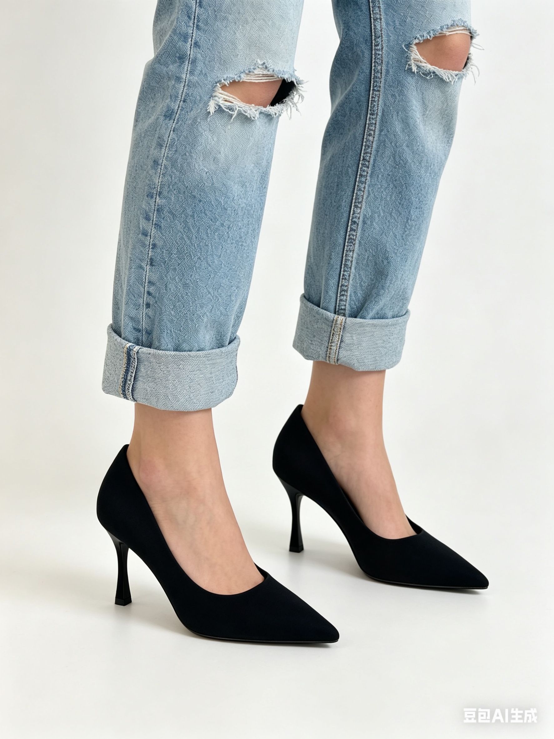 Pointed High-Heel Pumps