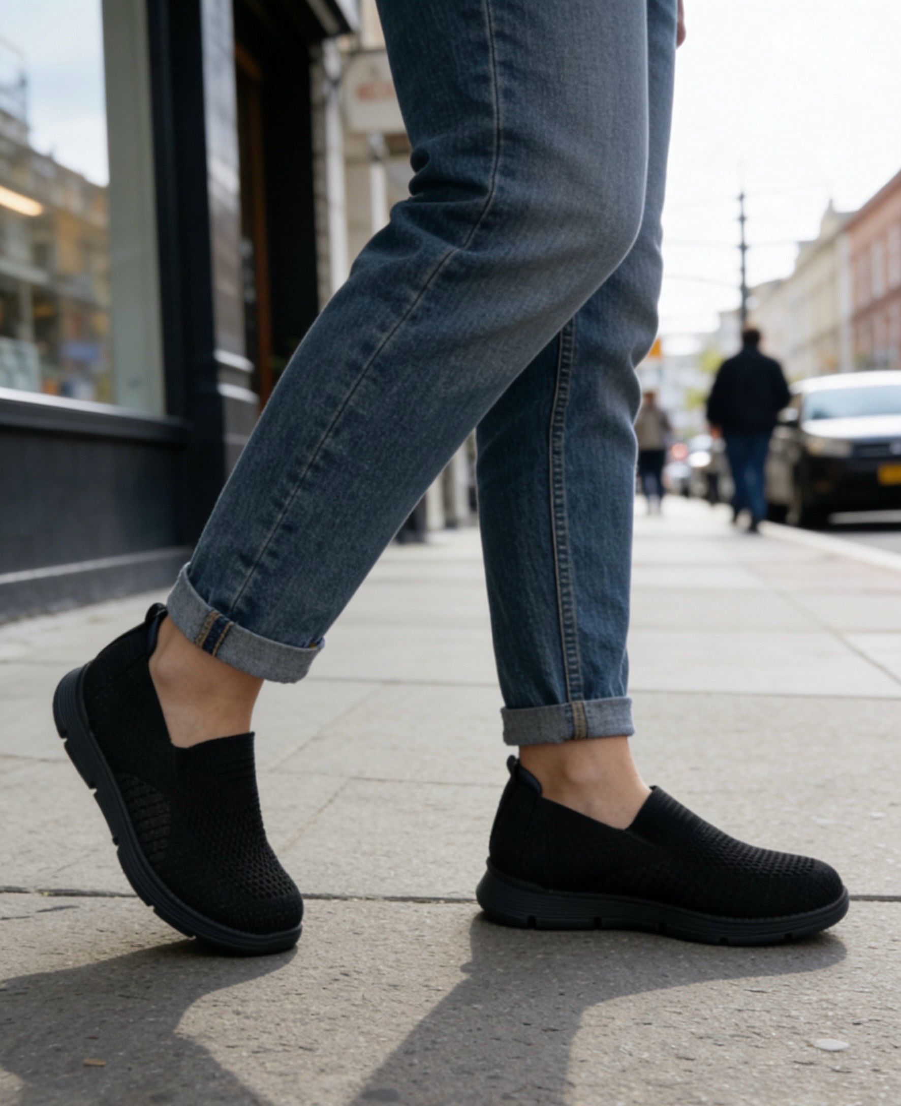 Slip-On Knit Sneakers