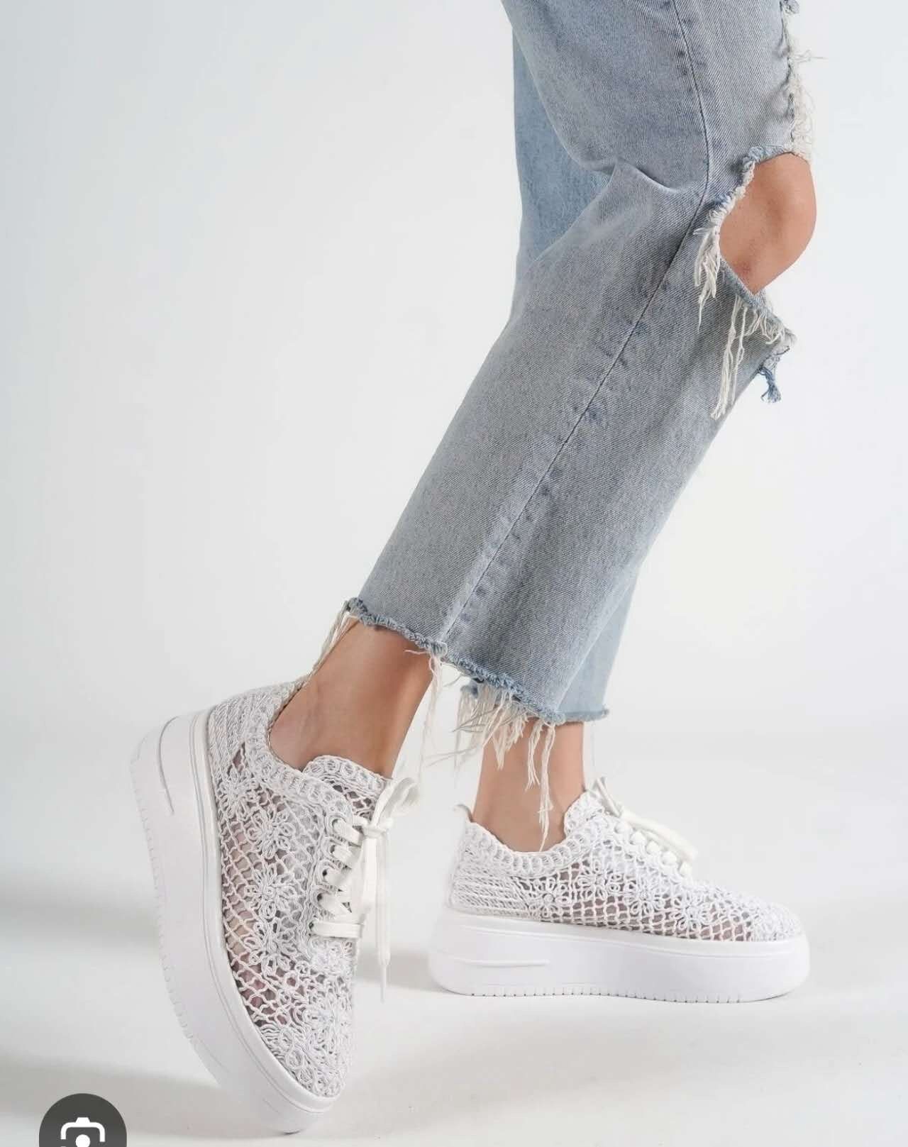 Lace Platform Sneakers