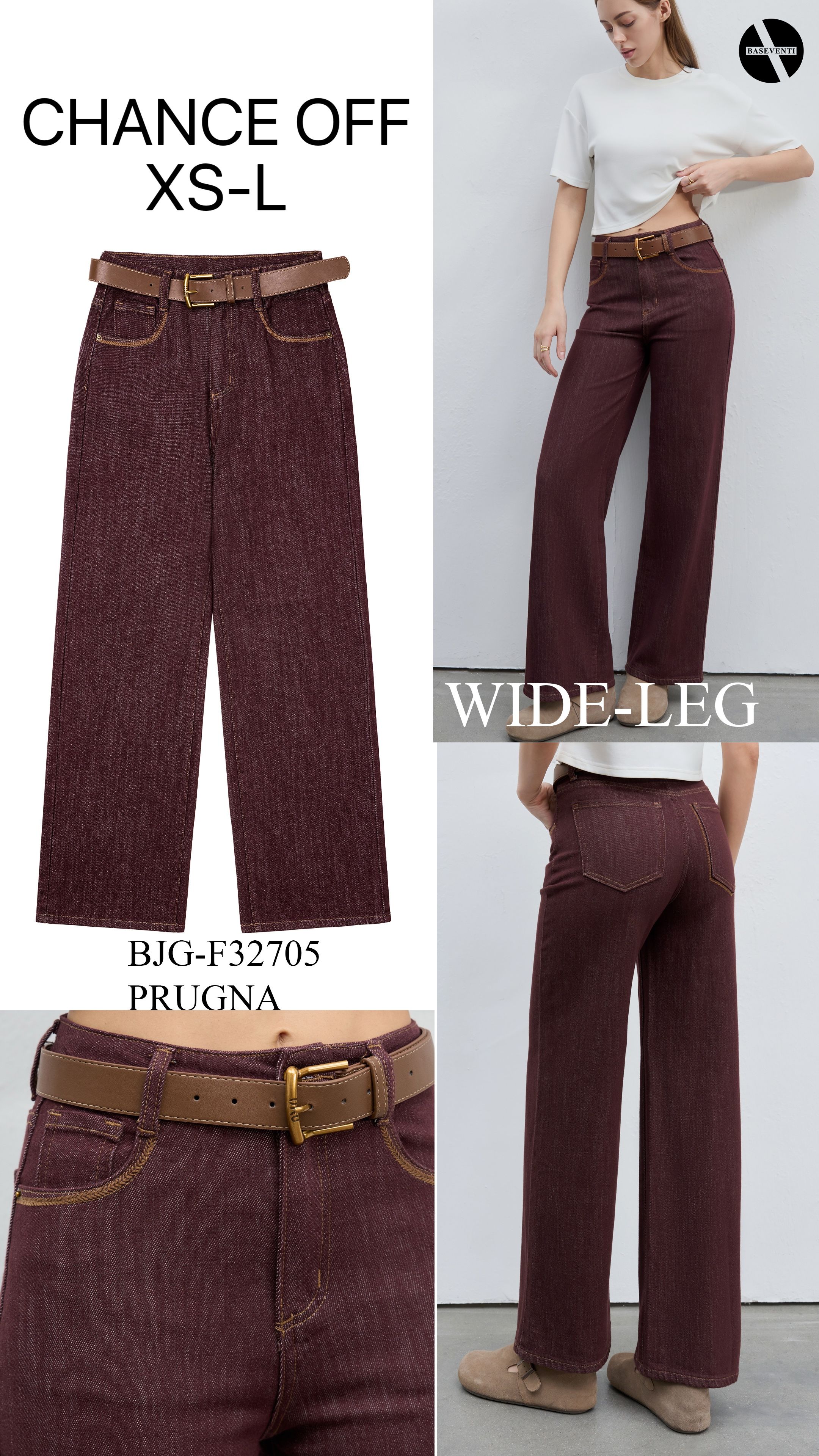 Wide High-Waist Jeans