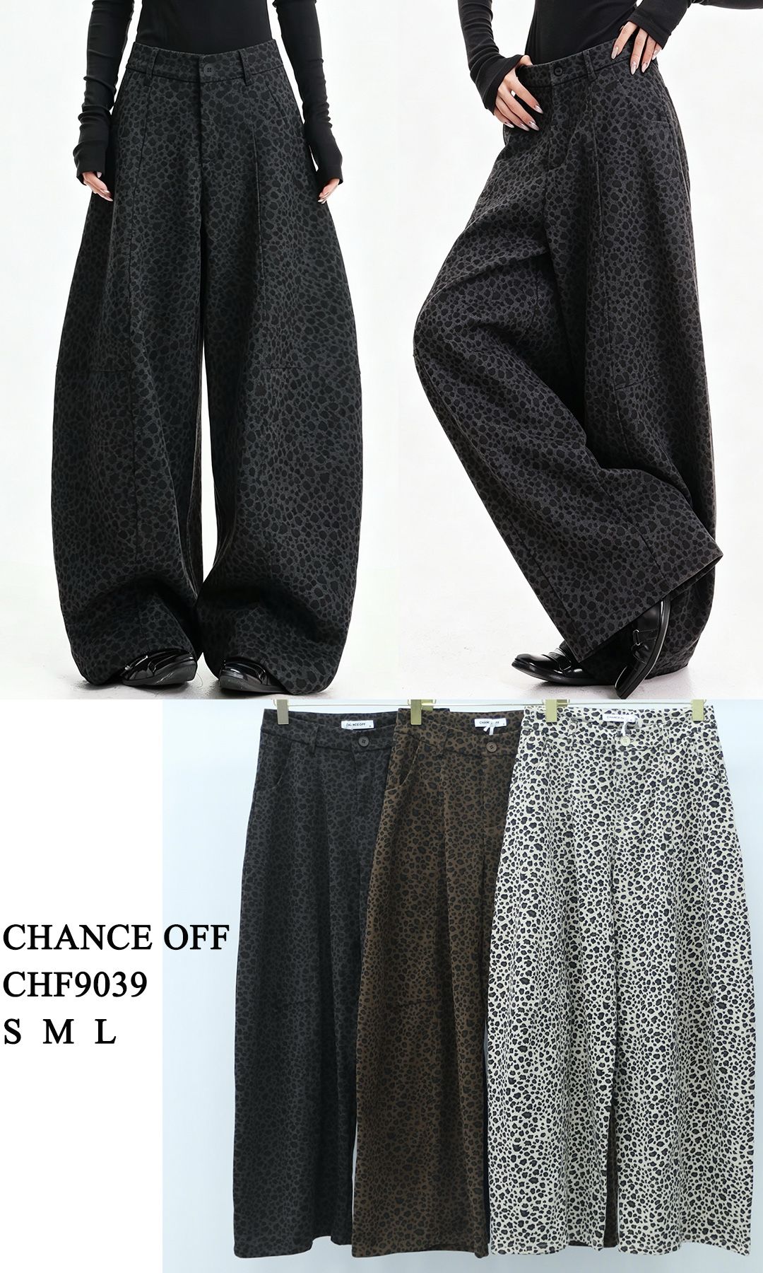 Wide Pleated Trousers