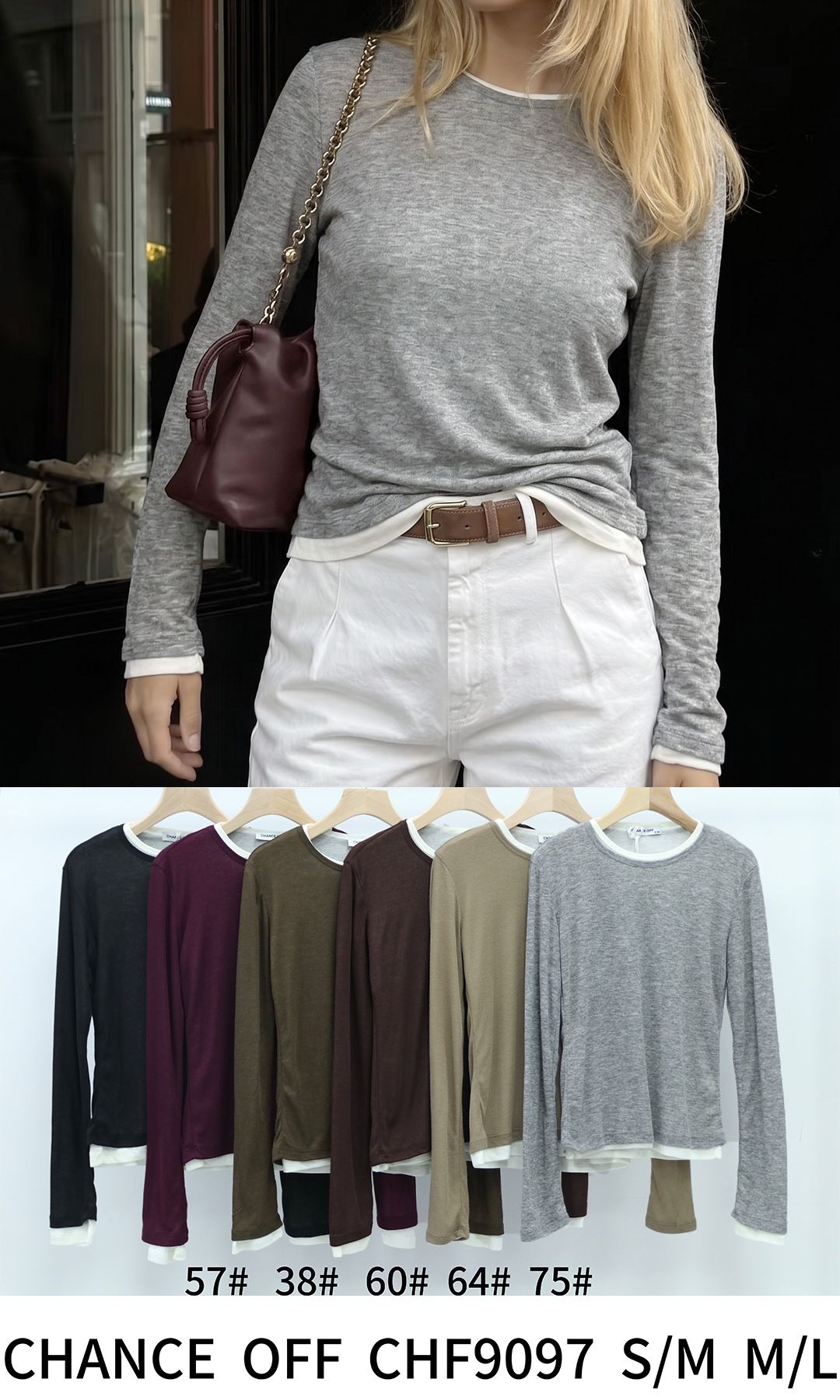 Basic Long‑Sleeve Top