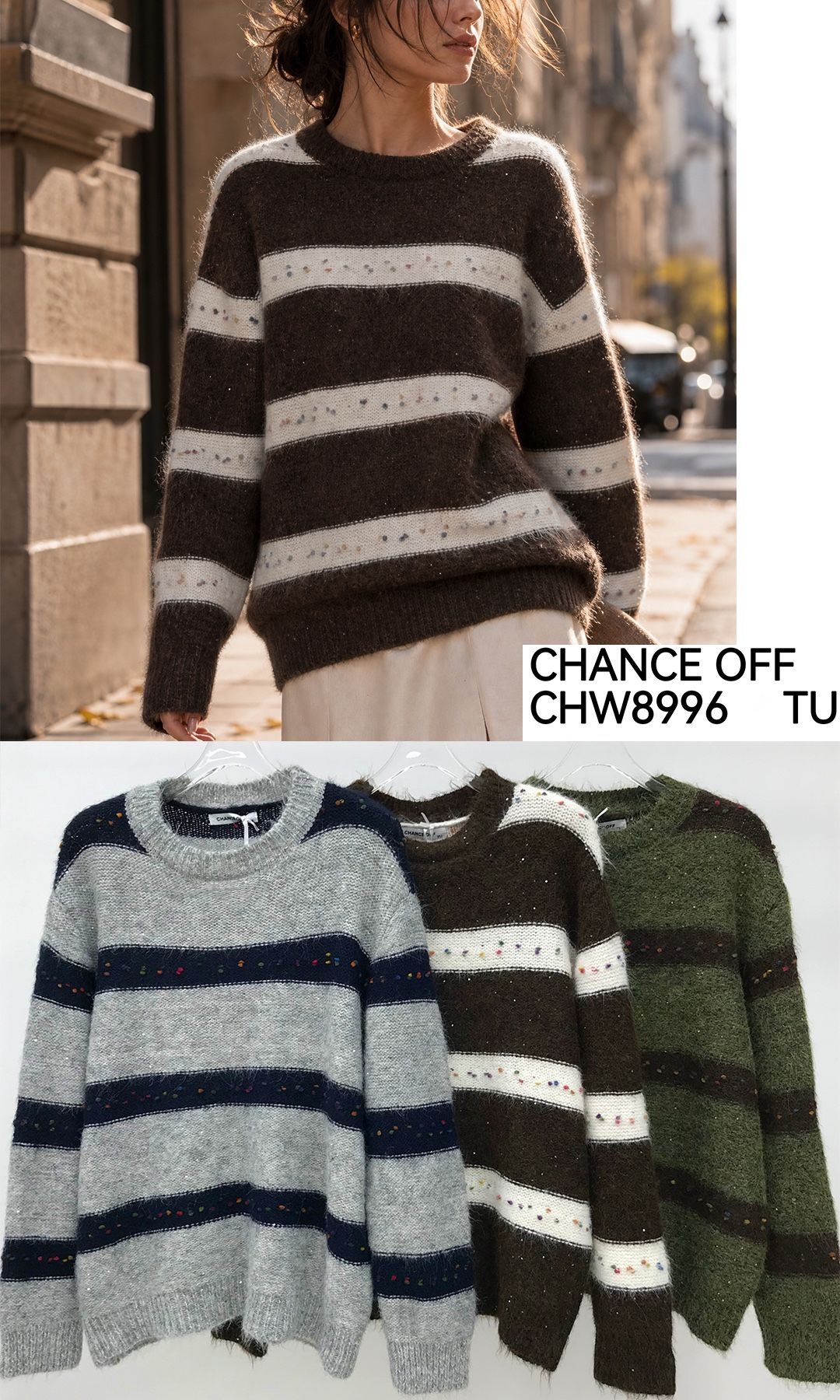 Loose Striped Sweater