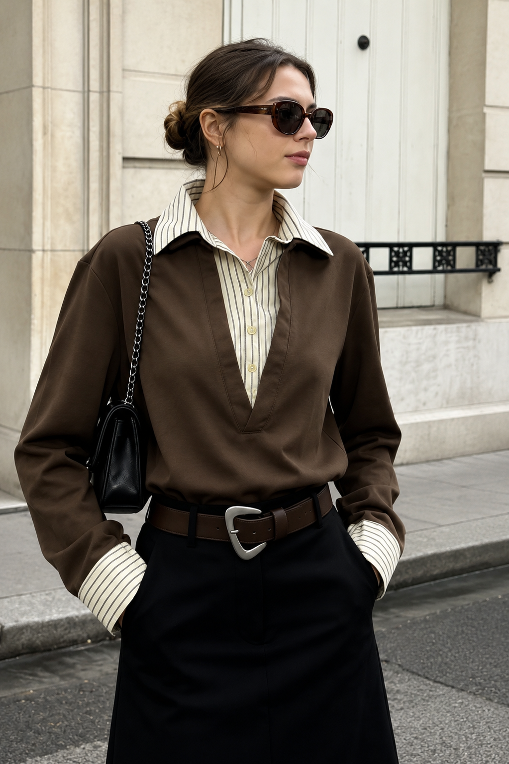 Relaxed Shirt with Collar