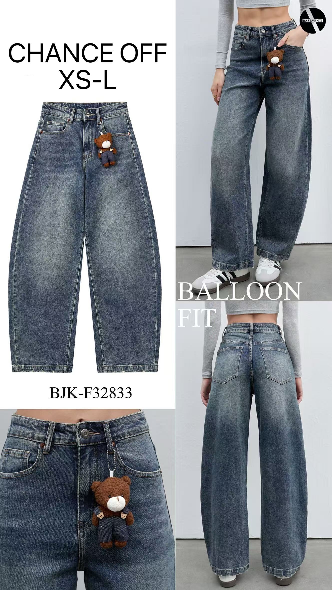 High‑Waist Balloon Fit Trousers