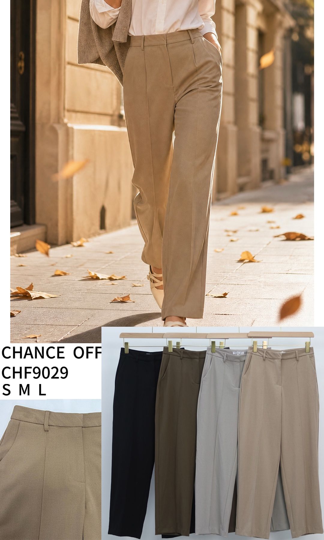 Pleated Tailored Trousers