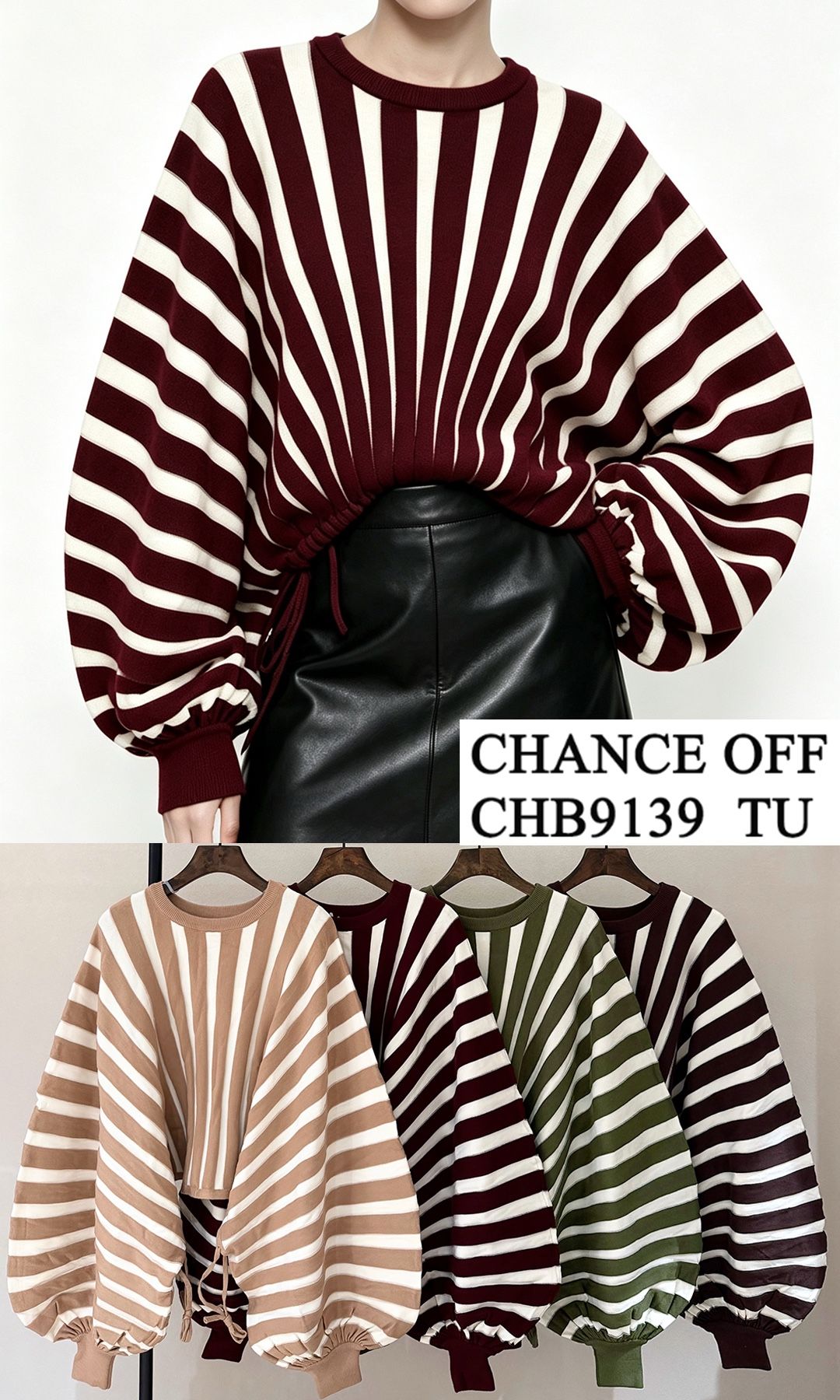 Oversized Striped Sweater