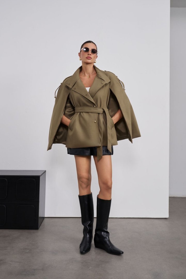 Tailored Jacket with Belt
