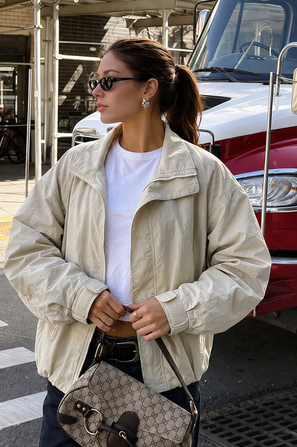 Oversize Bomber Jacket