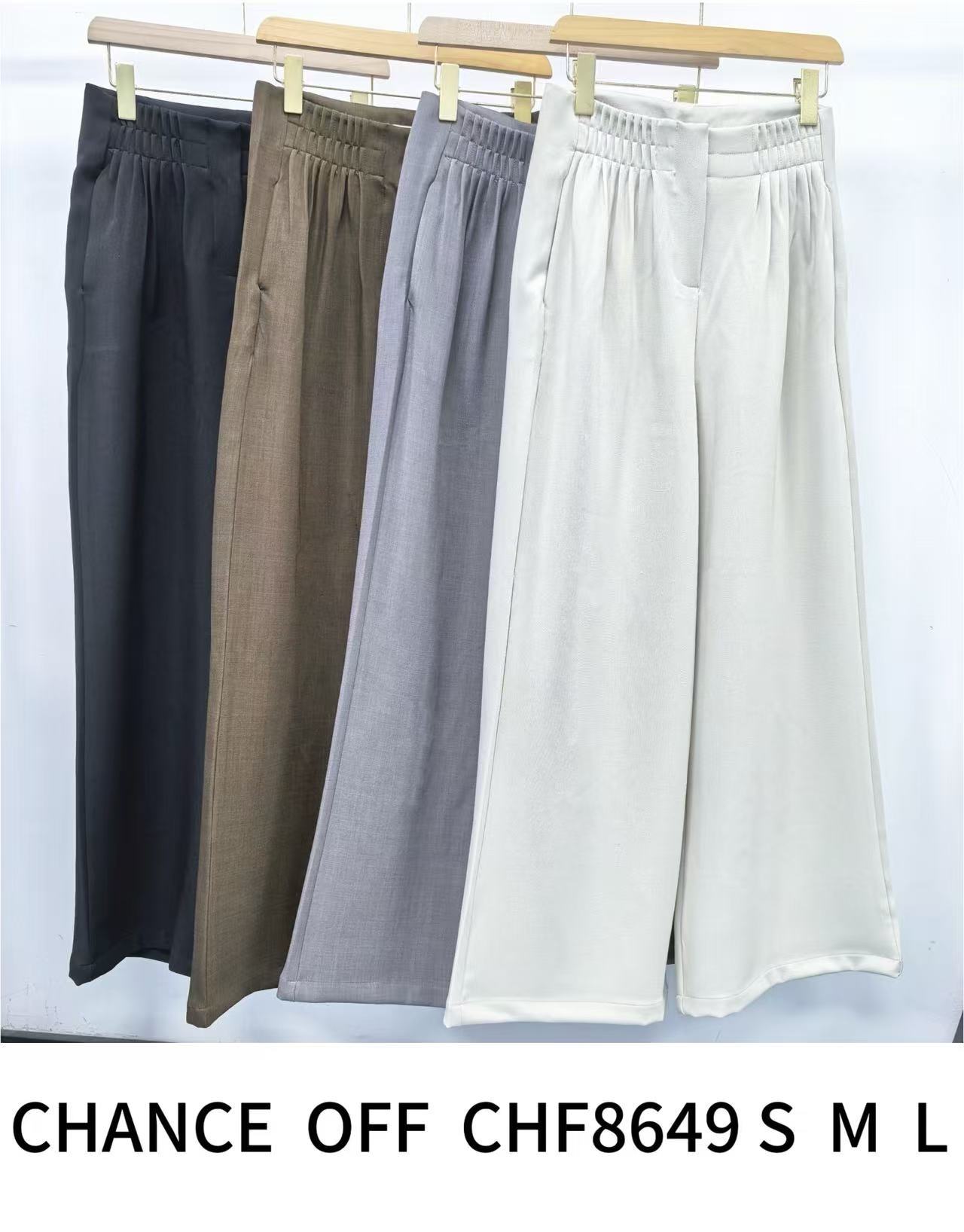 Wide Pleated Trousers