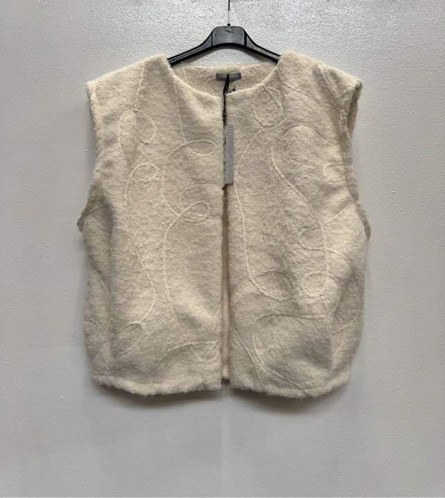 Faux-Fur Hip-Length Vest