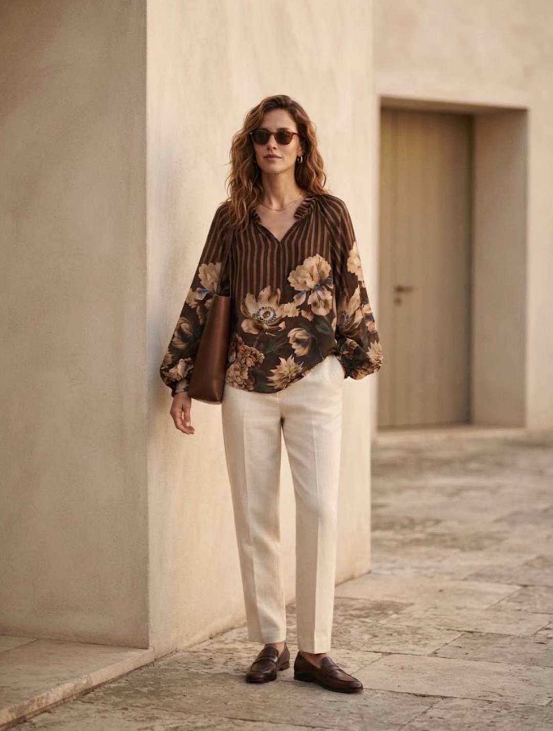 Relaxed Ruffle Blouse
