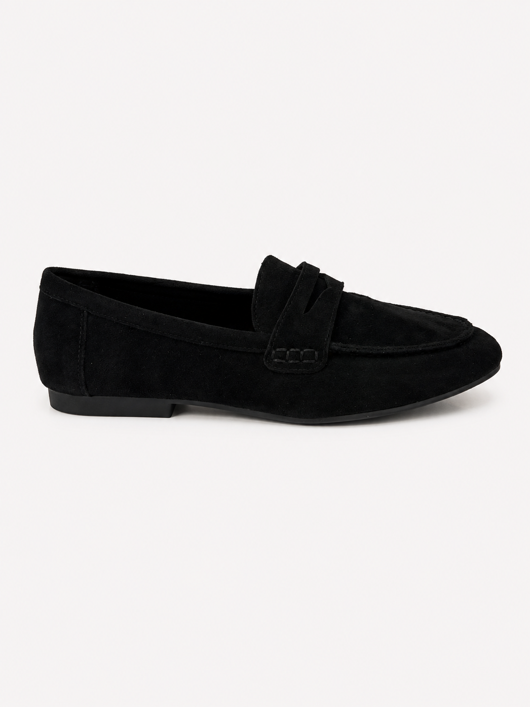 Stitched-Toe Penny Loafers