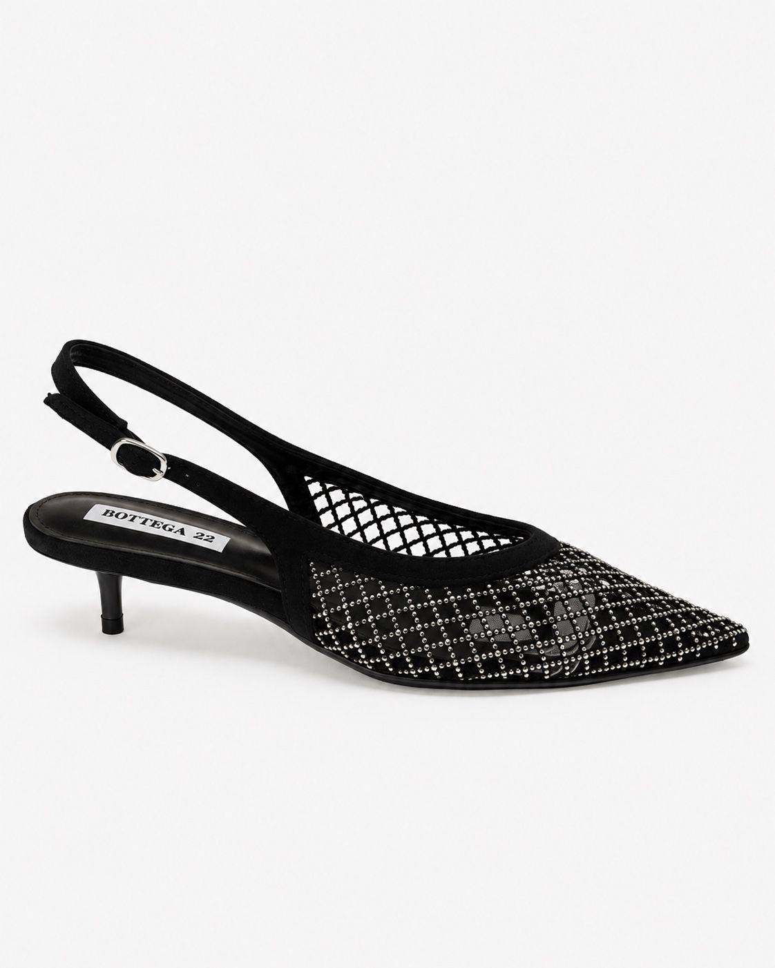 Slingback Pumps with Cutouts