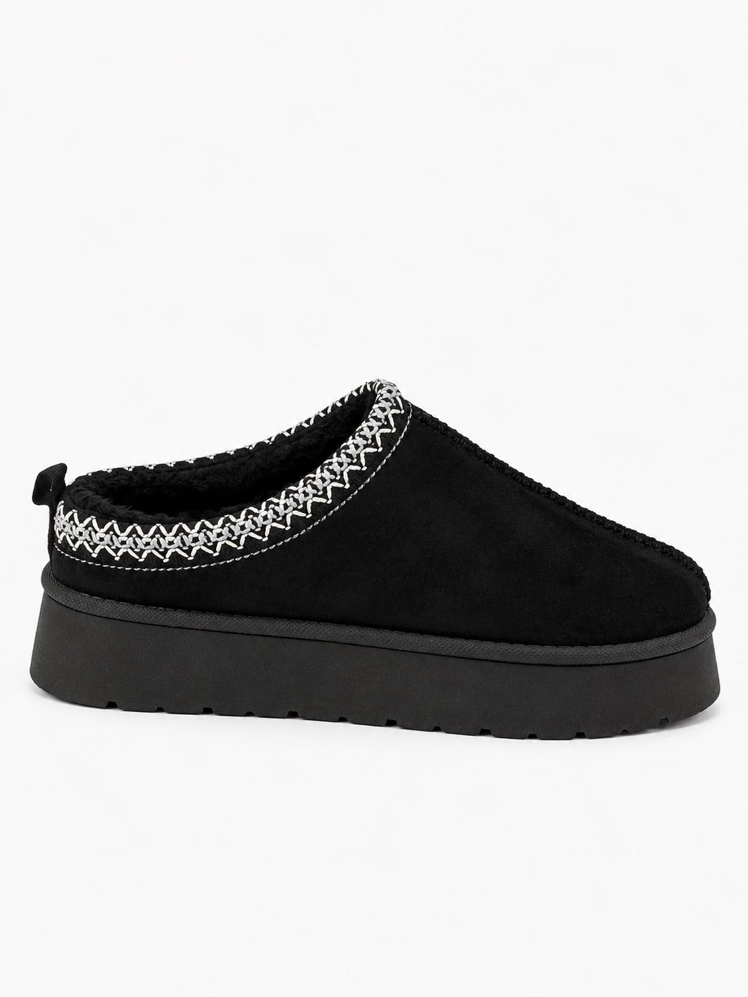 Embroidered Mule Slippers