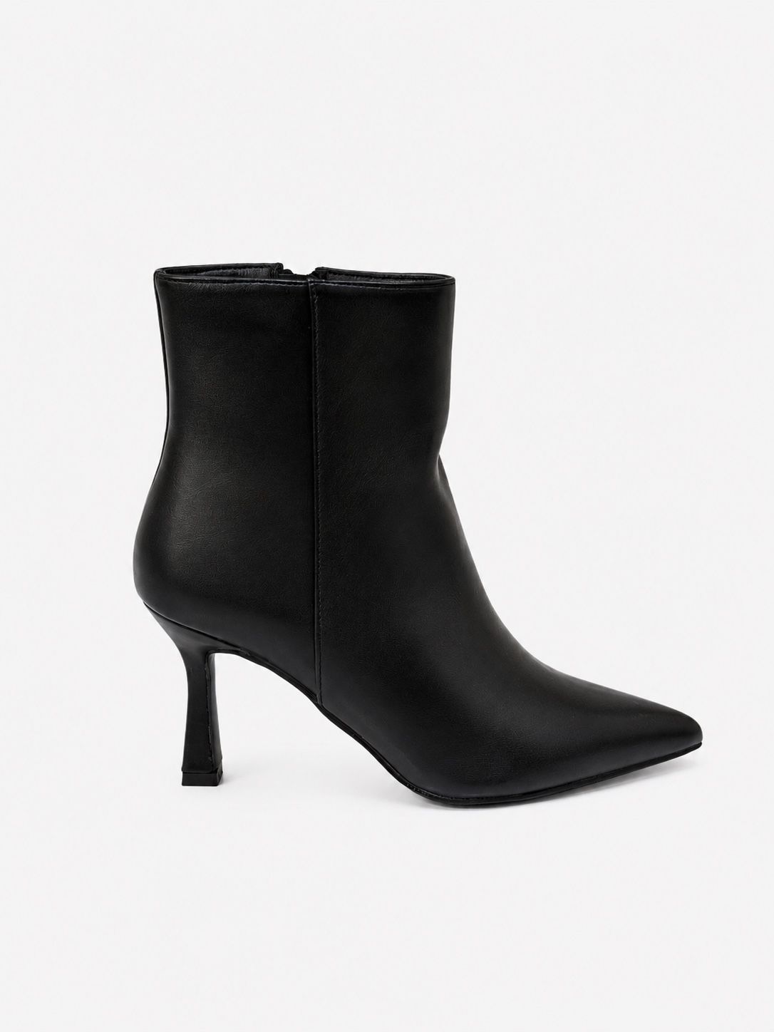 Pointed Low Stiletto Ankle Boots