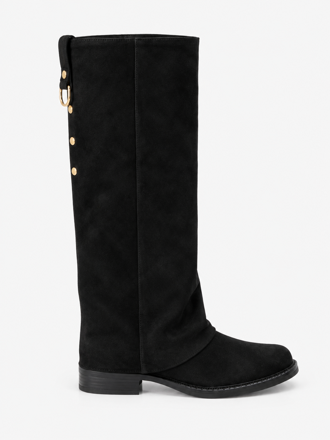 Matte Studded Boots