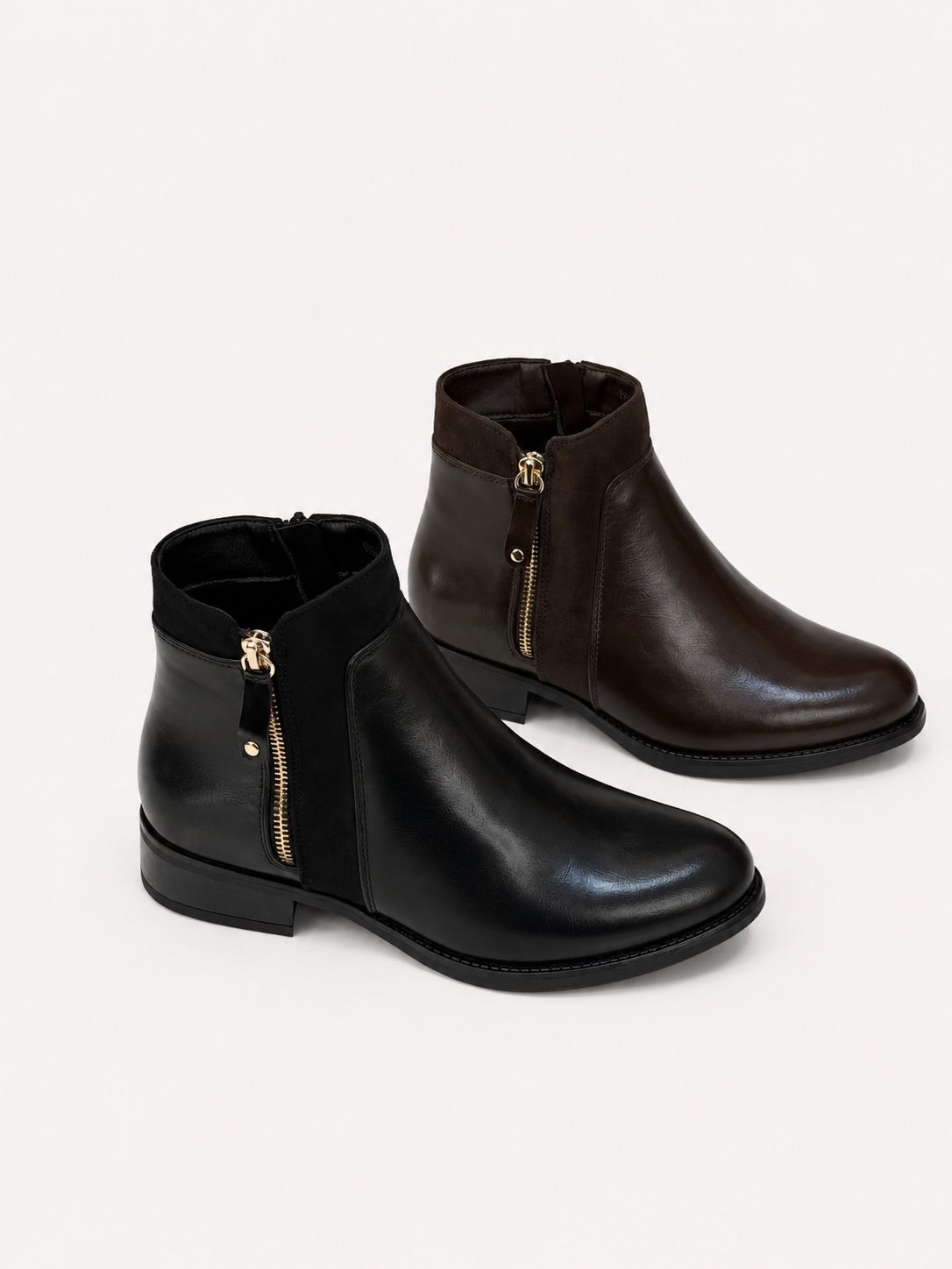 Classic Ankle Boots with Shaft