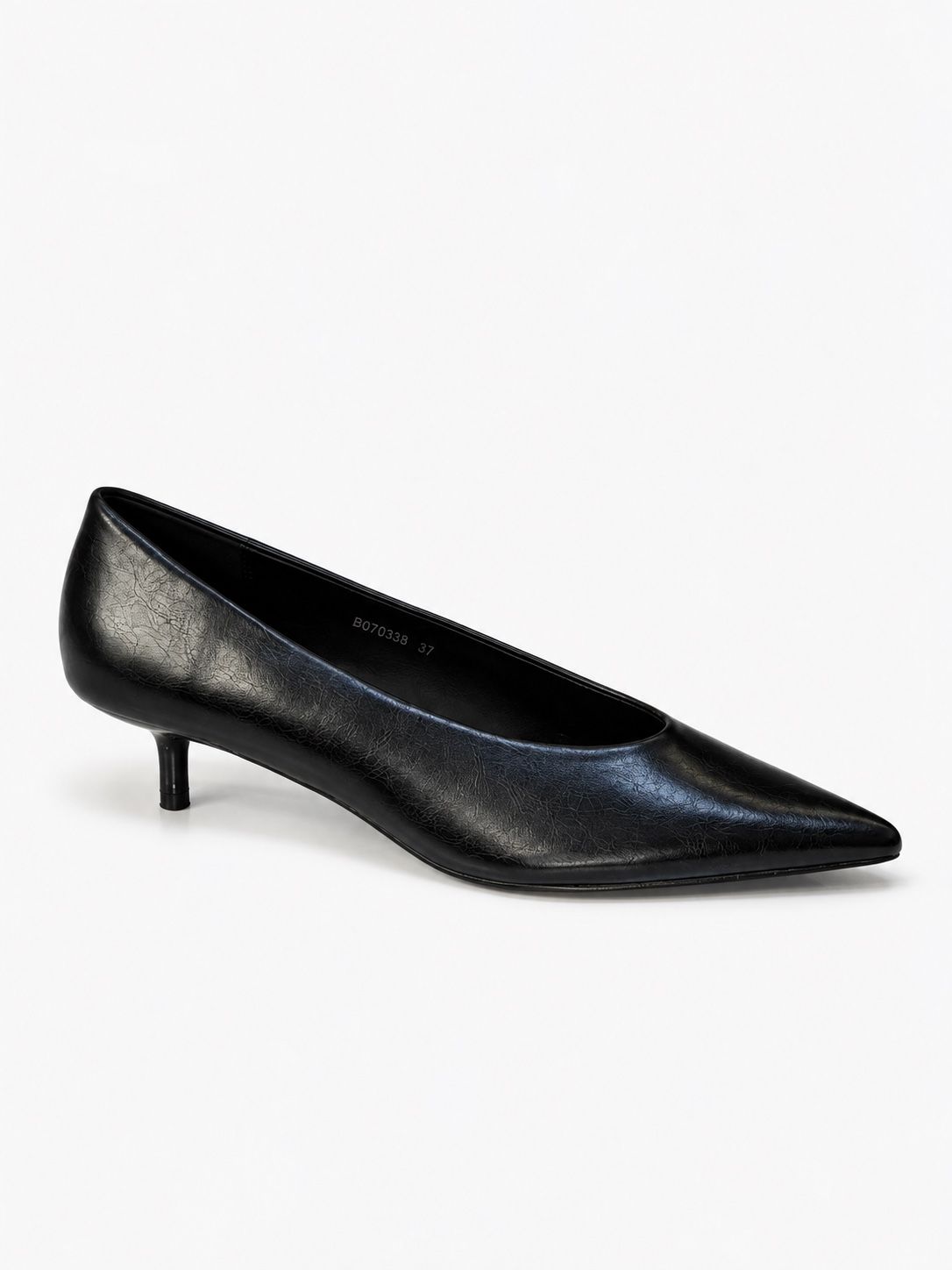 Pointed Pumps — Low Kitten Heel