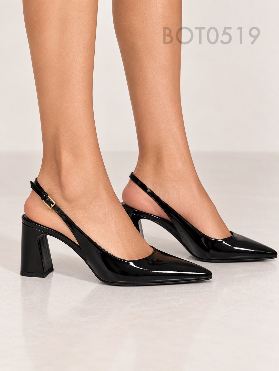 Patent Pointed Pumps