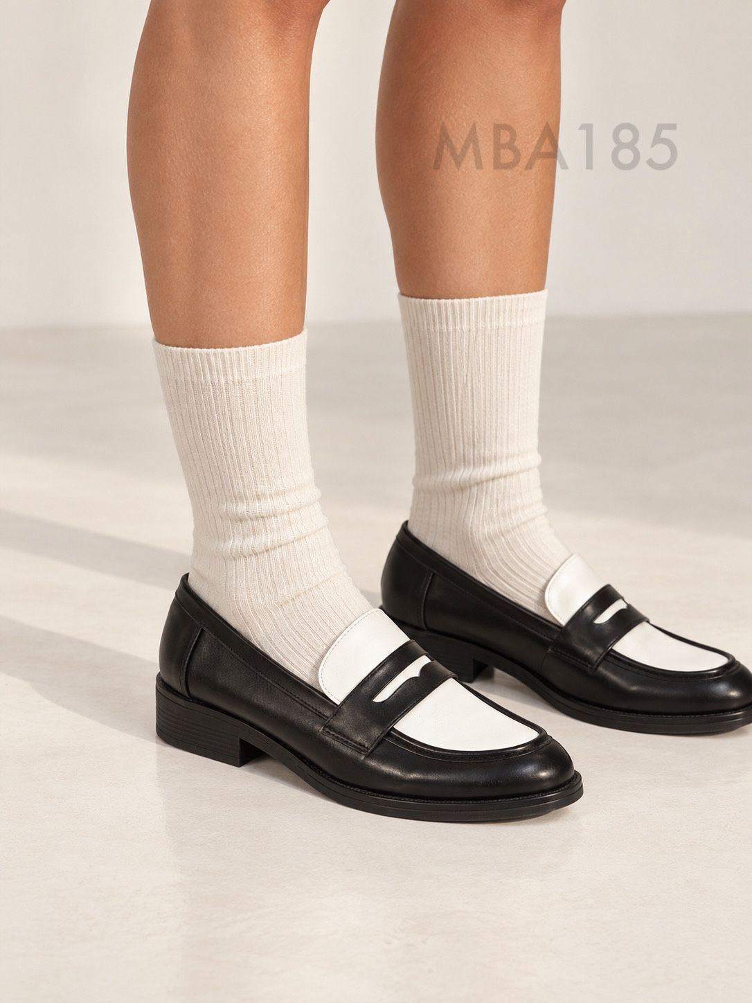 Color-Block Loafers